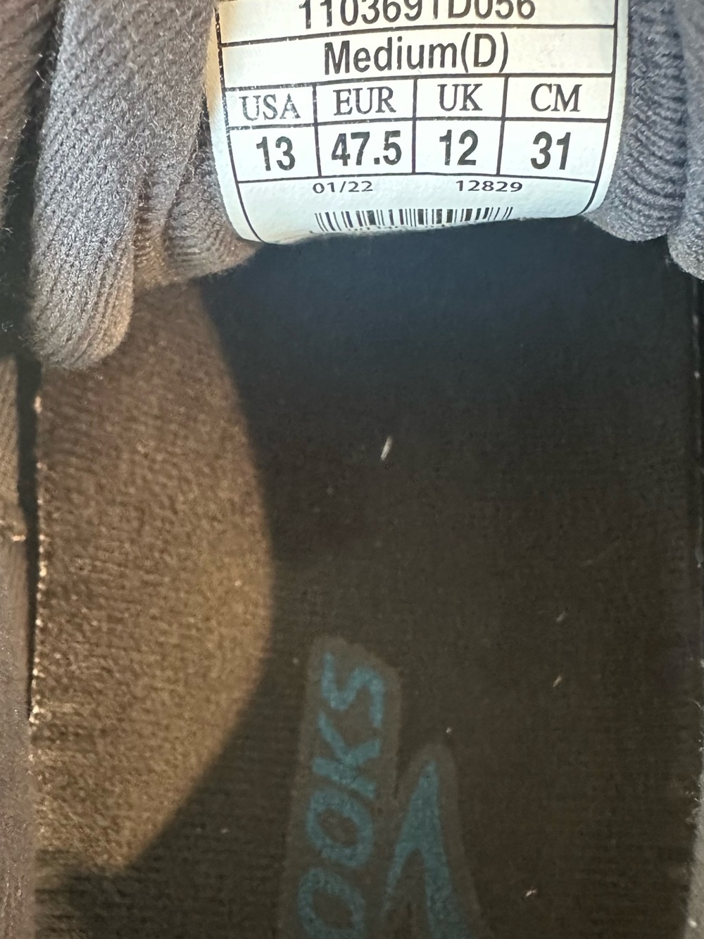 (MSRP $140) Brooks Ghost 14 - Top of the Line Cushion Black & Blue Running Shoes - Picture 5 of 6